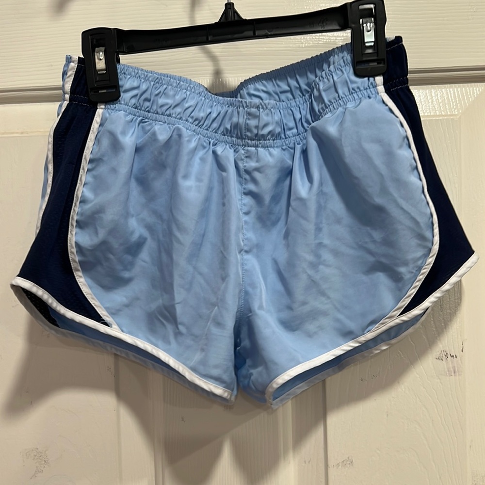 blue active shorts